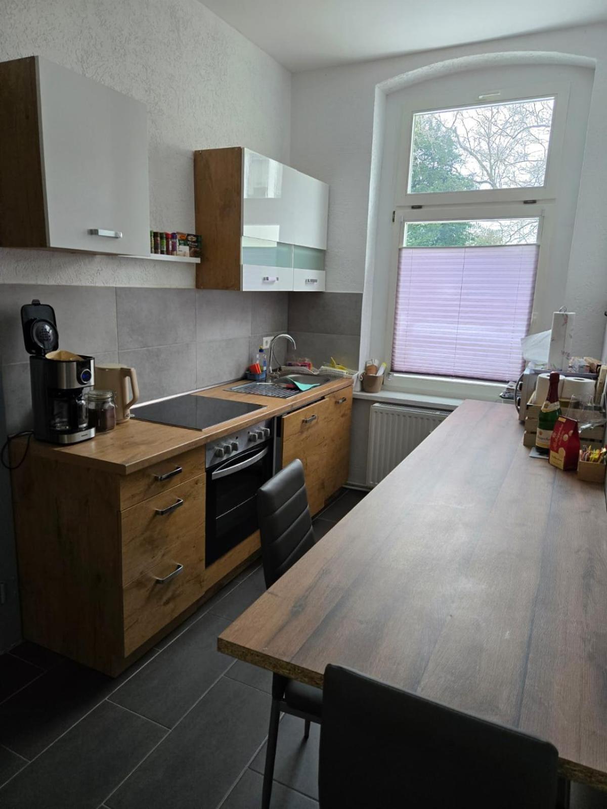 Ferienwohnung Am Bahnhof Bernburg Bagian luar foto